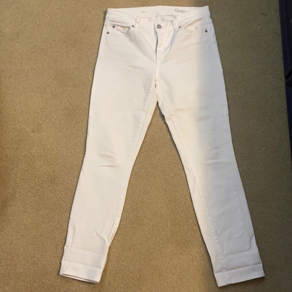 Gap white jeans